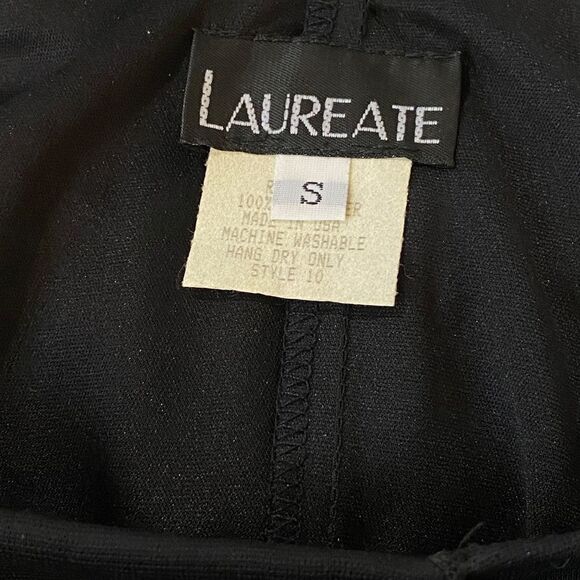 Laureate Lined Black Skirt Size Small Ruffled Hem Elastic Waist NWOT - Picture 5 of 6